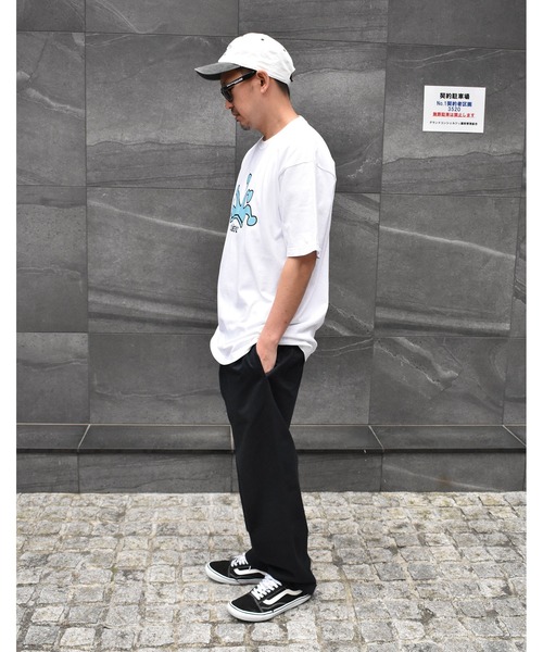 DOUBLE STEAL（ダブルスティール）の「HandCrown Heavy Tシャツ（Tシャツ/カットソー・メンズ・ブラック/ブルー/ホワイト・X-LARGE/XX-LARGE/LARGE/MEDIUM）」の5枚目の写真