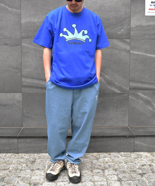 DOUBLE STEAL（ダブルスティール）の「HandCrown Heavy Tシャツ（Tシャツ/カットソー・メンズ・ブラック/ブルー/ホワイト・X-LARGE/XX-LARGE/LARGE/MEDIUM）」の7枚目の写真