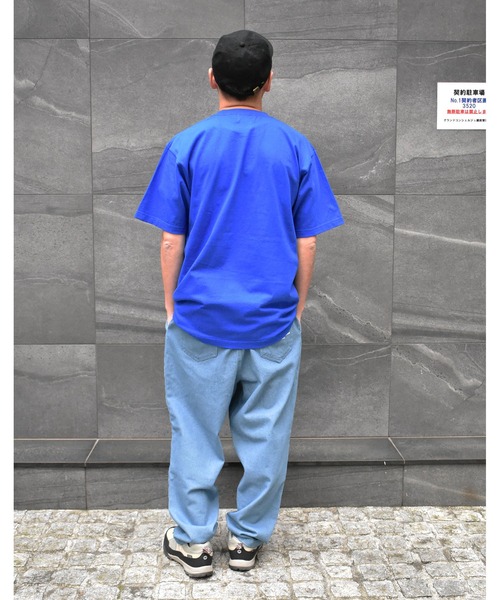 DOUBLE STEAL（ダブルスティール）の「HandCrown Heavy Tシャツ（Tシャツ/カットソー・メンズ・ブラック/ブルー/ホワイト・X-LARGE/XX-LARGE/LARGE/MEDIUM）」の10枚目の写真