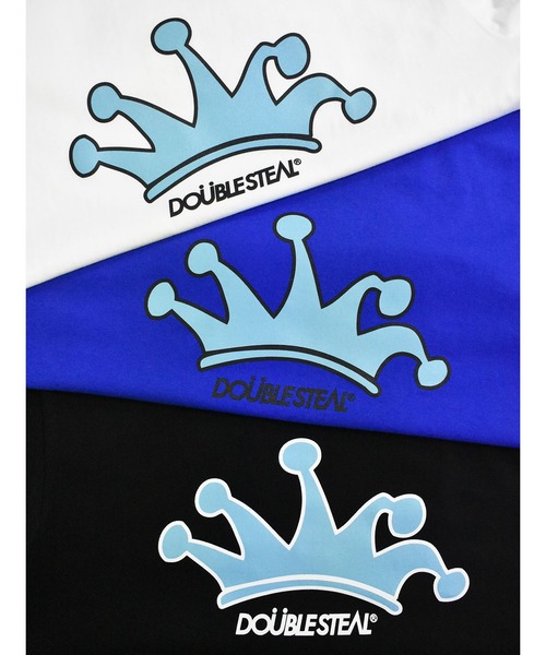 DOUBLE STEAL（ダブルスティール）の「HandCrown Heavy Tシャツ（Tシャツ/カットソー・メンズ・ブラック/ブルー/ホワイト・X-LARGE/XX-LARGE/LARGE/MEDIUM）」の11枚目の写真