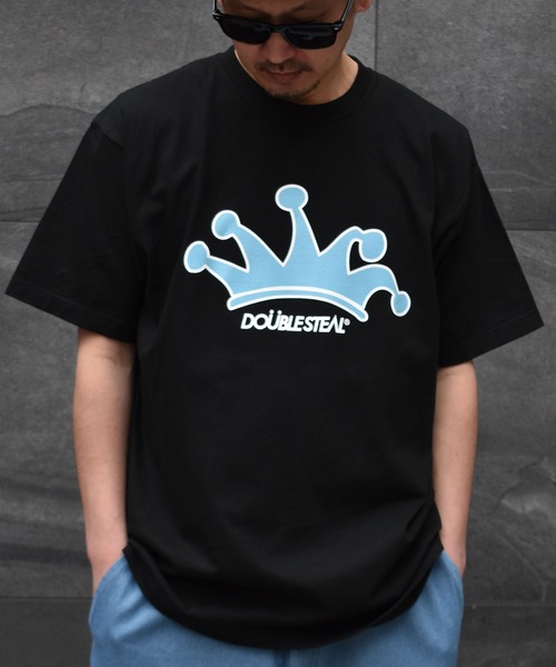 DOUBLE STEAL（ダブルスティール）の「HandCrown Heavy Tシャツ（Tシャツ/カットソー・メンズ・ブラック/ブルー/ホワイト・X-LARGE/XX-LARGE/LARGE/MEDIUM）」の13枚目の写真