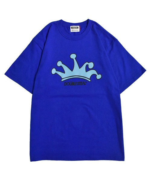 DOUBLE STEAL（ダブルスティール）の「HandCrown Heavy Tシャツ（Tシャツ/カットソー・メンズ・ブラック/ブルー/ホワイト・X-LARGE/XX-LARGE/LARGE/MEDIUM）」の22枚目の写真