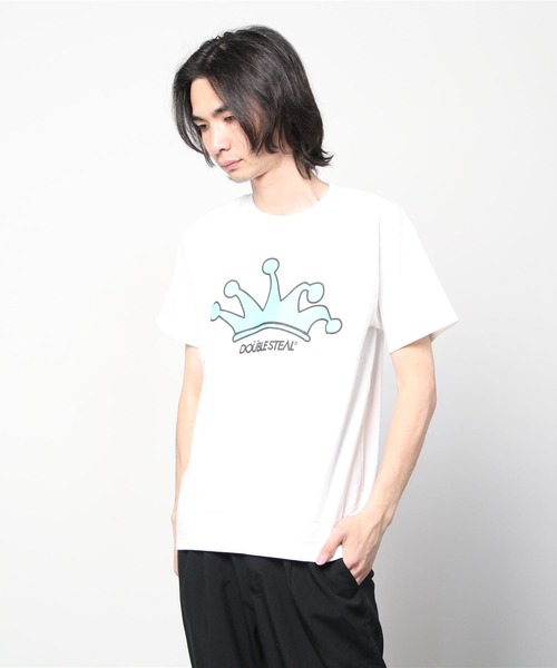 DOUBLE STEAL（ダブルスティール）の「HandCrown Heavy Tシャツ（Tシャツ/カットソー・メンズ・ブラック/ブルー/ホワイト・X-LARGE/XX-LARGE/LARGE/MEDIUM）」の21枚目の写真