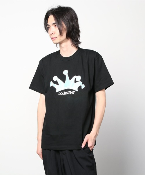 DOUBLE STEAL（ダブルスティール）の「HandCrown Heavy Tシャツ（Tシャツ/カットソー・メンズ・ブラック/ブルー/ホワイト・X-LARGE/XX-LARGE/LARGE/MEDIUM）」の19枚目の写真