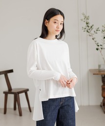 collex | 布帛ｺﾝﾋﾞﾛﾝｸﾞｽﾘｰﾌﾞｼｬﾂ(Tシャツ/カットソー)
