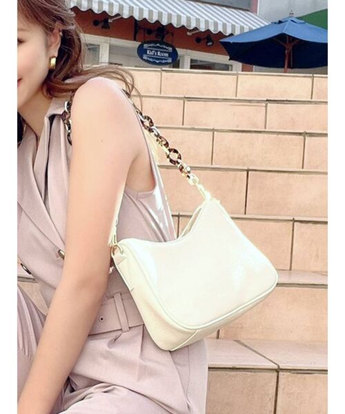 RESEXXY（リゼクシー）の「2wayショルダースリムバッグ（ショルダーバッグ・レディース・ブラック/ピンク/その他1・FREE）」の3枚目の写真