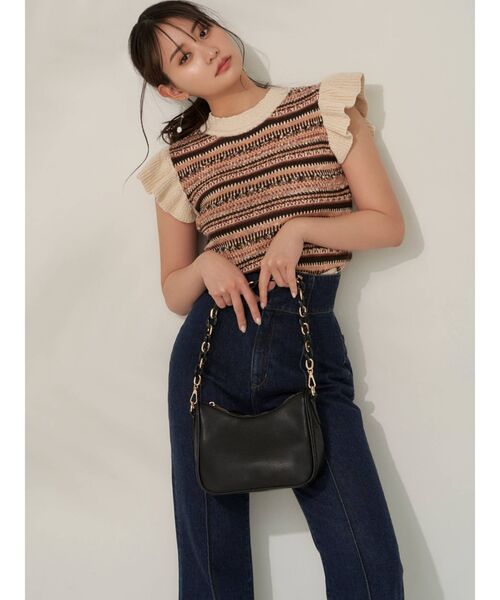 RESEXXY（リゼクシー）の「2wayショルダースリムバッグ（ショルダーバッグ・レディース・ブラック/ピンク/その他1・FREE）」の15枚目の写真