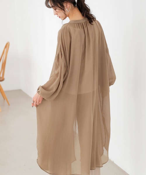GeeRA(ジーラ)の「ボリューム袖カフタンワンピース(ワンピース・レディース・ブラック/ブルー/モカ・LARGE/MEDIUM/X-LARGE)」の15枚目の写真