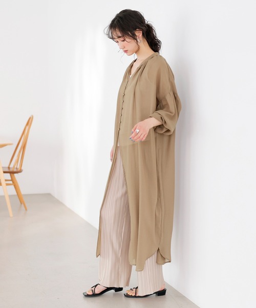 GeeRA(ジーラ)の「ボリューム袖カフタンワンピース(ワンピース・レディース・ブラック/ブルー/モカ・LARGE/MEDIUM/X-LARGE)」の18枚目の写真