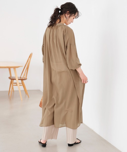 GeeRA(ジーラ)の「ボリューム袖カフタンワンピース(ワンピース・レディース・ブラック/ブルー/モカ・LARGE/MEDIUM/X-LARGE)」の22枚目の写真