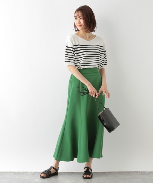 GLOBAL WORK（グローバルワーク）の「ジョーゼットマーメイドスカート/275595（スカート・レディース・チャコールグレー/ブラック/オフホワイト/グリーン/その他/ダークグレー/グレー系その他・FREE）」の15枚目の写真