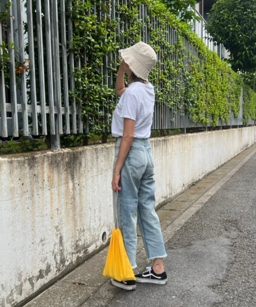 COLOR TOKYO ACCESSORIES(カラートウキョウアクセサリー)の「ダメージデザインバケットハット(ハット・レディース・OFF WHT/Black/White・FREE)」の18枚目の写真