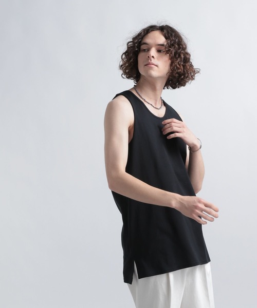 HARE(ハレ)の「アルティメットルーズタンク(HARE)(タンクトップ・メンズ・ブラック/オフホワイト・SMALL/MEDIUM)」の1枚目の写真