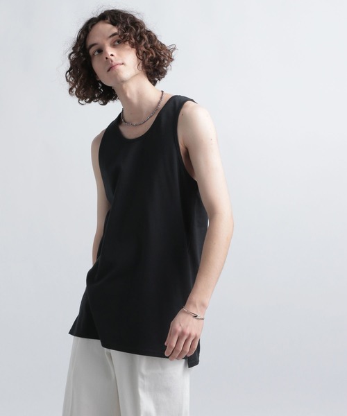 HARE(ハレ)の「アルティメットルーズタンク(HARE)(タンクトップ・メンズ・ブラック/オフホワイト・SMALL/MEDIUM)」の5枚目の写真