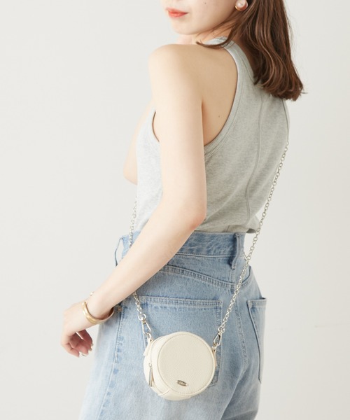 Chico（チコ）の「【SALON by Chico限定】パット付きアメスリタンク（Tシャツ/カットソー・レディース・ホワイト/ブラック/オートミール・FREE）」の5枚目の写真