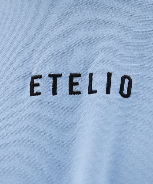 ETELIO（エテリオ）の「ルーズベーシックロゴTシャツ（Tシャツ/カットソー・メンズ・ワイン/ホワイト/サックスブルー/ブラック・L/S/M）」の13枚目の写真