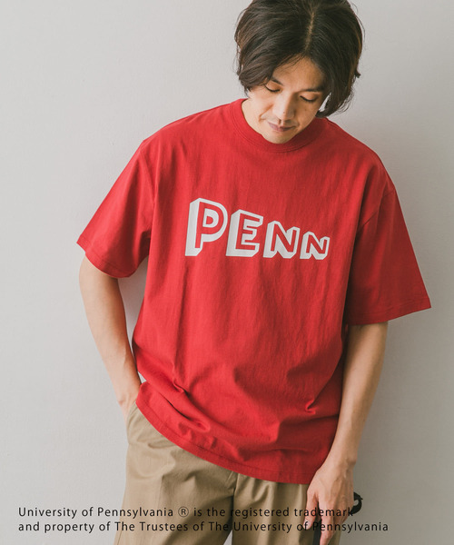 URBAN RESEARCH DOORS（アーバンリサーチドアーズ）の「カレッジプリントTシャツ（Tシャツ/カットソー・メンズ・ホワイト/ネイビー/レッド/ホワイト系その他・MEDIUM/LARGE/X-LARGE）」の4枚目の写真