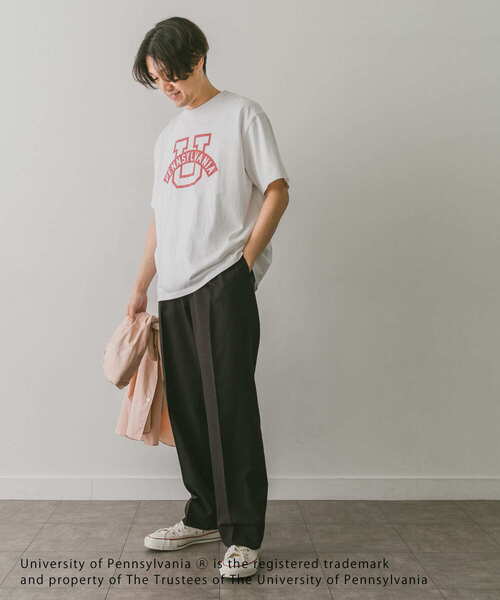 URBAN RESEARCH DOORS（アーバンリサーチドアーズ）の「カレッジプリントTシャツ（Tシャツ/カットソー・メンズ・ホワイト/ネイビー/レッド/ホワイト系その他・MEDIUM/LARGE/X-LARGE）」の13枚目の写真