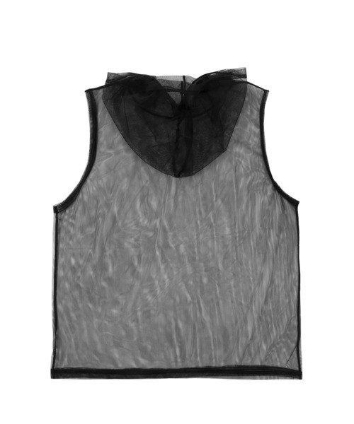 Figments（フィグメンツ）の「シアーフーディ（Tシャツ/カットソー・レディース・ブラック/カーキ・FREE）」の8枚目の写真