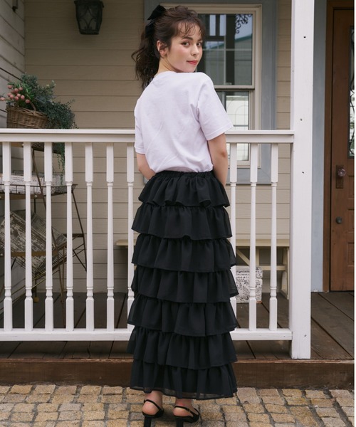 MIRO AMURETTE(ミロアミュレット)の「niwatori embroidery T-shirt(Tシャツ/カットソー・レディース・ホワイト×レッド/ホワイト×ネイビー・FREE)」の11枚目の写真