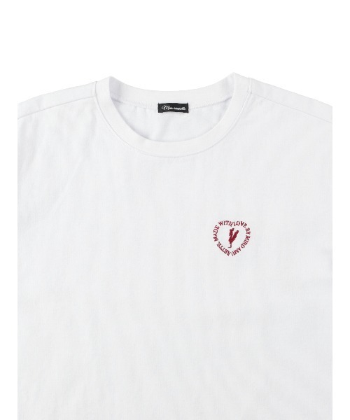 MIRO AMURETTE(ミロアミュレット)の「niwatori embroidery T-shirt(Tシャツ/カットソー・レディース・ホワイト×レッド/ホワイト×ネイビー・FREE)」の19枚目の写真