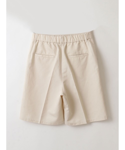 enchainement(アンシェヌマン)の「Cotton Linen Short Pants(その他パンツ・レディース・キャメル/オフホワイト/ブラック・1/2)」の8枚目の写真
