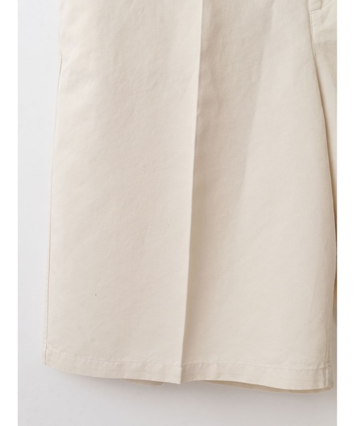 enchainement(アンシェヌマン)の「Cotton Linen Short Pants(その他パンツ・レディース・キャメル/オフホワイト/ブラック・1/2)」の6枚目の写真