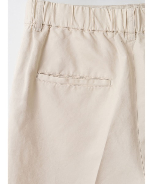 enchainement(アンシェヌマン)の「Cotton Linen Short Pants(その他パンツ・レディース・キャメル/オフホワイト/ブラック・1/2)」の7枚目の写真