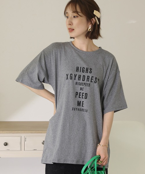 ElegChic(エレグシック)の「プリントTシャツ(Tシャツ/カットソー・レディース・ホワイト系その他3/グレー/ミント/ホワイト系その他4/ホワイト/ホワイト系その他2/ブラック系その他/ホワイト系その他/ブラック・FREE)」の8枚目の写真