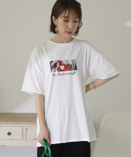 ElegChic(エレグシック)の「プリントTシャツ(Tシャツ/カットソー・レディース・ホワイト系その他3/グレー/ミント/ホワイト系その他4/ホワイト/ホワイト系その他2/ブラック系その他/ホワイト系その他/ブラック・FREE)」の18枚目の写真