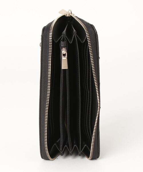 Guess（ゲス）の「GUESS/ゲス キルティングアラウンドZIPウォレット（財布・レディース・ブラック系1/ベージュ系2/ブラック系2/ベージュ系1・FREE）」の8枚目の写真