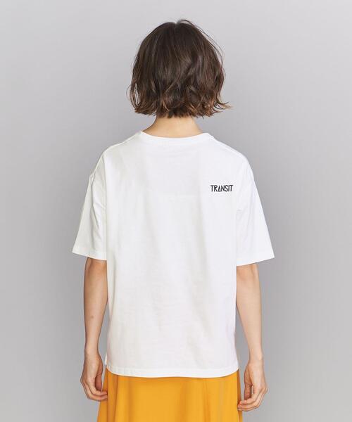 TRANSIT(トランジット)の「【別注】<TRANSIT>NAFPLIO TEE/Tシャツ(Tシャツ/カットソー・レディース・ホワイト・FREE)」の4枚目の写真