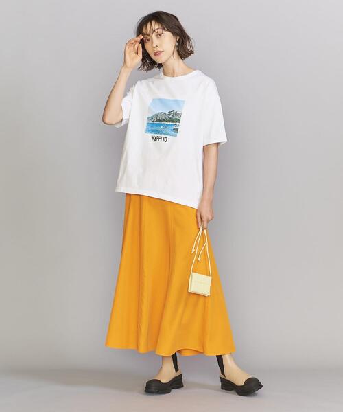 TRANSIT(トランジット)の「【別注】<TRANSIT>NAFPLIO TEE/Tシャツ(Tシャツ/カットソー・レディース・ホワイト・FREE)」の7枚目の写真