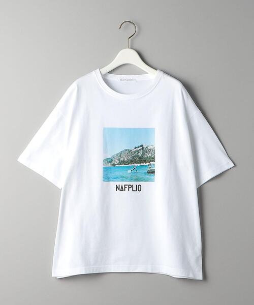 TRANSIT(トランジット)の「【別注】<TRANSIT>NAFPLIO TEE/Tシャツ(Tシャツ/カットソー・レディース・ホワイト・FREE)」の8枚目の写真
