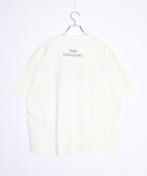 WESTSEA（ウエストシー）の「YALE 大学T ヘビーウエイト ビッグシルエットTシャツ（Tシャツ/カットソー・メンズ・ホワイト/ホワイト系その他/グレー系その他/チャコール・M/L/XL）」の7枚目の写真