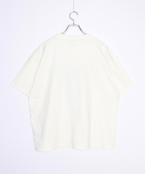 WESTSEA（ウエストシー）の「YALE 大学T ヘビーウエイト ビッグシルエットTシャツ（Tシャツ/カットソー・メンズ・ホワイト/ホワイト系その他/グレー系その他/チャコール・M/L/XL）」の5枚目の写真