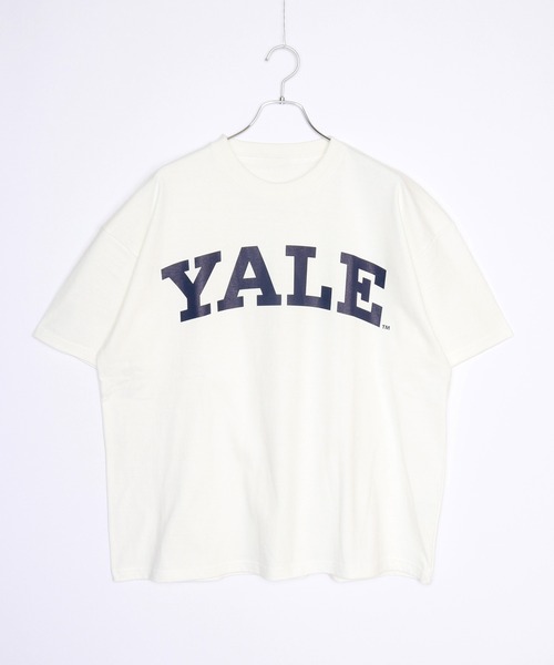 WESTSEA（ウエストシー）の「YALE 大学T ヘビーウエイト ビッグシルエットTシャツ（Tシャツ/カットソー・メンズ・ホワイト/ホワイト系その他/グレー系その他/チャコール・M/L/XL）」の15枚目の写真