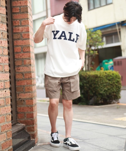 WESTSEA（ウエストシー）の「YALE 大学T ヘビーウエイト ビッグシルエットTシャツ（Tシャツ/カットソー・メンズ・ホワイト/ホワイト系その他/グレー系その他/チャコール・M/L/XL）」の18枚目の写真