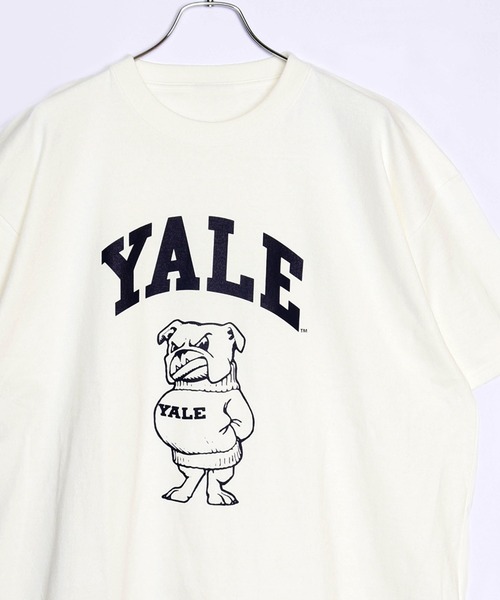 WESTSEA（ウエストシー）の「YALE 大学T ヘビーウエイト ビッグシルエットTシャツ（Tシャツ/カットソー・メンズ・ホワイト/ホワイト系その他/グレー系その他/チャコール・M/L/XL）」の22枚目の写真