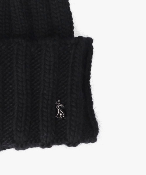 arth（アース）の「arth  Big Ponpon Watch（ニットキャップ/ビーニー・レディース・ブルー/ブラック/ホワイト・FREE）」の8枚目の写真