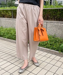 StyleSea | クールタッチセンタータックストレッチストレートパンツ(スラックス)