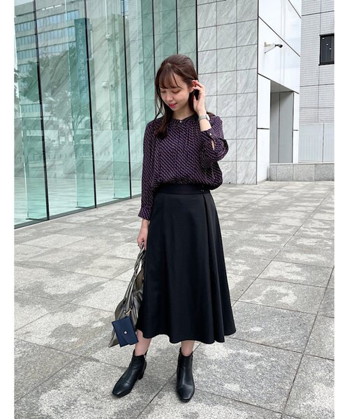 grove（グローブ）の「◆柄も入った8色展開。ヴィンテージサテン柄アソートブラウス（シャツ/ブラウス・レディース・ダークグリーン/アイボリー/ボルドー/ブラック系1/ネイビー系/アイボリー系/グレー系その他/ブラウン系その他・02/03/04/01/05）」の19枚目の写真