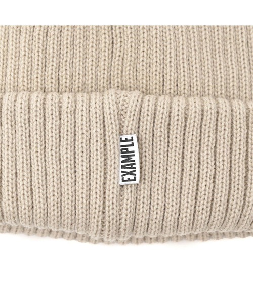 EXAMPLE（エグザンプル）の「EXAMPLE HEAVY BEANIE (JAPAN MADE)（ニットキャップ/ビーニー・メンズ・グレー/ワイン/オリーブ/ブラック/レッド/グリーン/ブラウン/ネイビー/ベージュ/マスタード・ONE SIZE）」の14枚目の写真