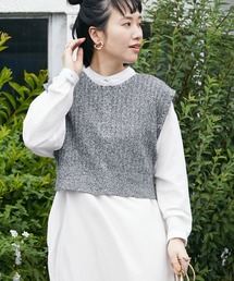 2WAY ニットベスト　＊◆