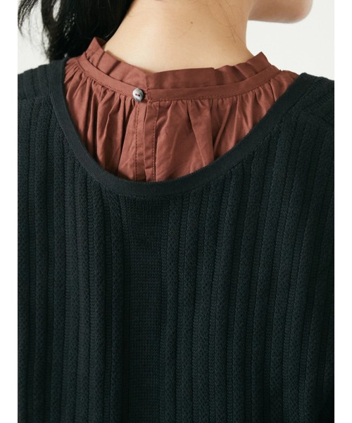 CRAFT STANDARD BOUTIQUE（クラフトスタンダードブティック）の「2WAY ニットベスト　＊◆（ベスト・レディース・ブラック/パープル/ダークグレー/キャメル・FREE）」の15枚目の写真