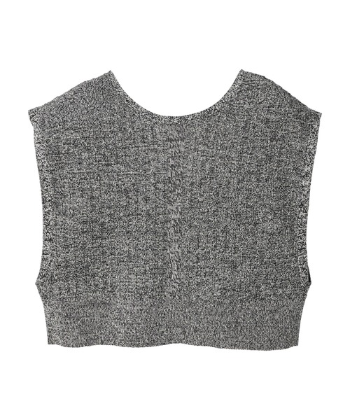 CRAFT STANDARD BOUTIQUE（クラフトスタンダードブティック）の「2WAY ニットベスト　＊◆（ベスト・レディース・ブラック/パープル/ダークグレー/キャメル・FREE）」の12枚目の写真