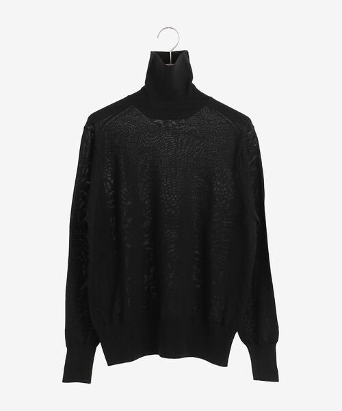 le.coeur blanc(ルクールブラン)の「ウォッシャブルウールハイネックプルオーバー(ニット/セーター・レディース・オフホワイト/ピンク/ブルー/ブラック・38)」の16枚目の写真