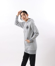 【Champion/チャンピオン】レディース スポーツ テックウィーブ テリージップフーデッドスウェットシャツ