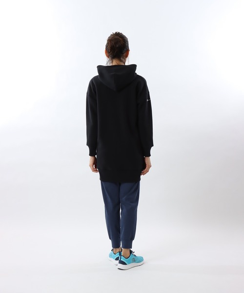 Champion（チャンピオン）の「【Champion/チャンピオン】レディース スポーツ テックウィーブ テリージップフーデッドスウェットシャツ（パーカー・レディース・パープル系その他/ブラック/グレー/オリーブ・LARGE/MEDIUM）」の8枚目の写真