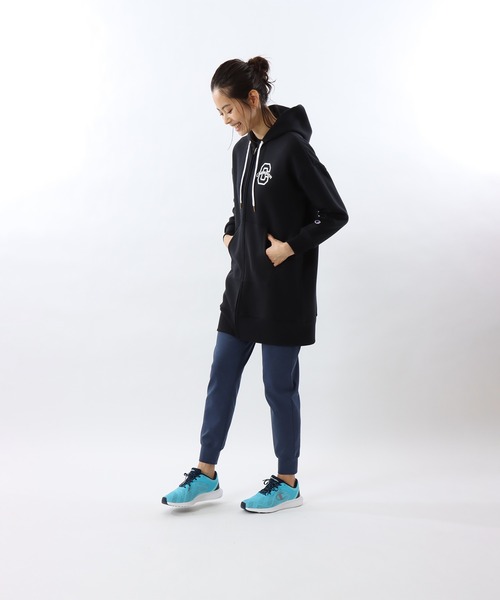 Champion（チャンピオン）の「【Champion/チャンピオン】レディース スポーツ テックウィーブ テリージップフーデッドスウェットシャツ（パーカー・レディース・パープル系その他/ブラック/グレー/オリーブ・LARGE/MEDIUM）」の7枚目の写真